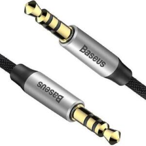 Baseus Yiven M30 Καλωδιο Ηχου, 3.5mm, 1m, Μαυρο