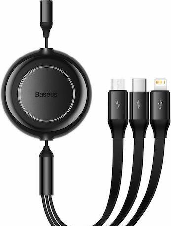 Baseus Bright Mirror 2 Series, 3 σε 1, Retractable, Type-c + Micro...