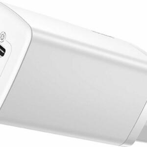 Baseus GAN 2 Lite Φορτιστης Γρηγορης Φορτισης, 2 Θυρες, 65W, Λευκος