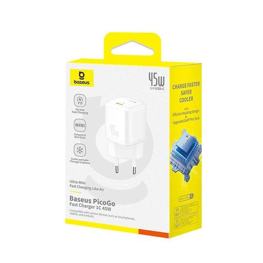 Baseus Picogo GAN, Φορτιστης Γρηγορης Φορτισης, Θυρa Type-c, 45W, Λ... - Image 3