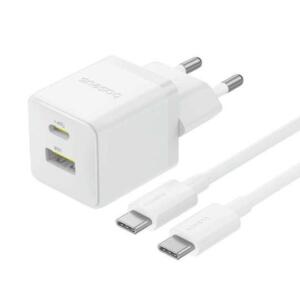 Baseus Palm Φορτιστης Γρηγορης Φορτισης, 2 Θυρες, με Καλωδιο Type-c...