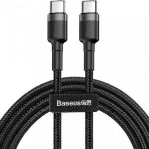 Baseus Cafule, Καλωδιο Φορτισης, Type-c σε Type-c, 2m, 60W, Γκρι, Μ...