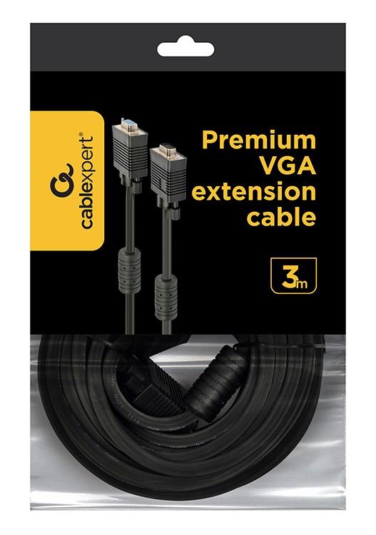 Cablexpert Καλωδιο VGA EXT. Male-female με Φιλτρα Φερριτη 3m - Image 2