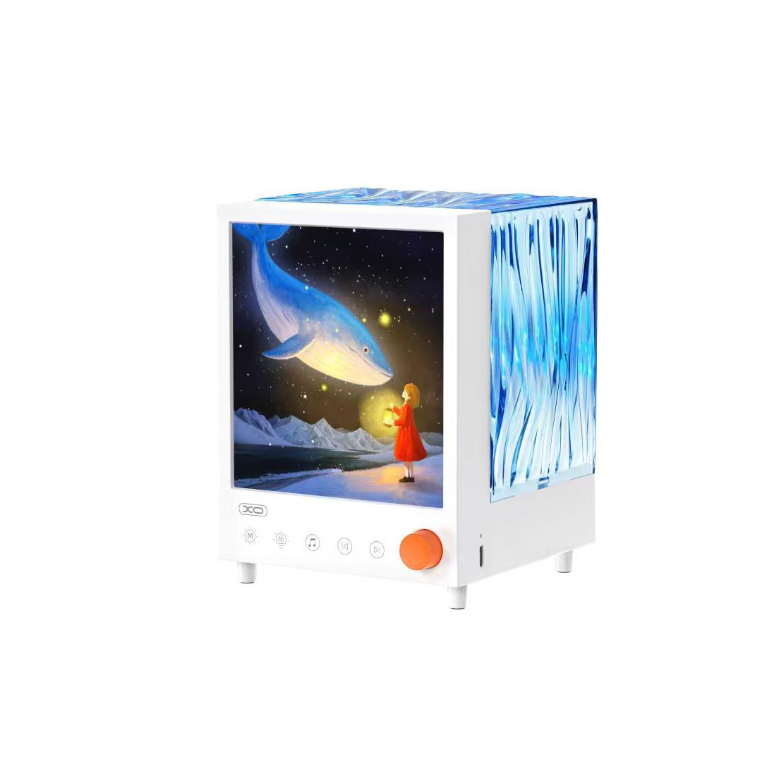 XO OZ14 Aurora, Αστρικος Projector, Ηχειο, 1200mah, Λευκο