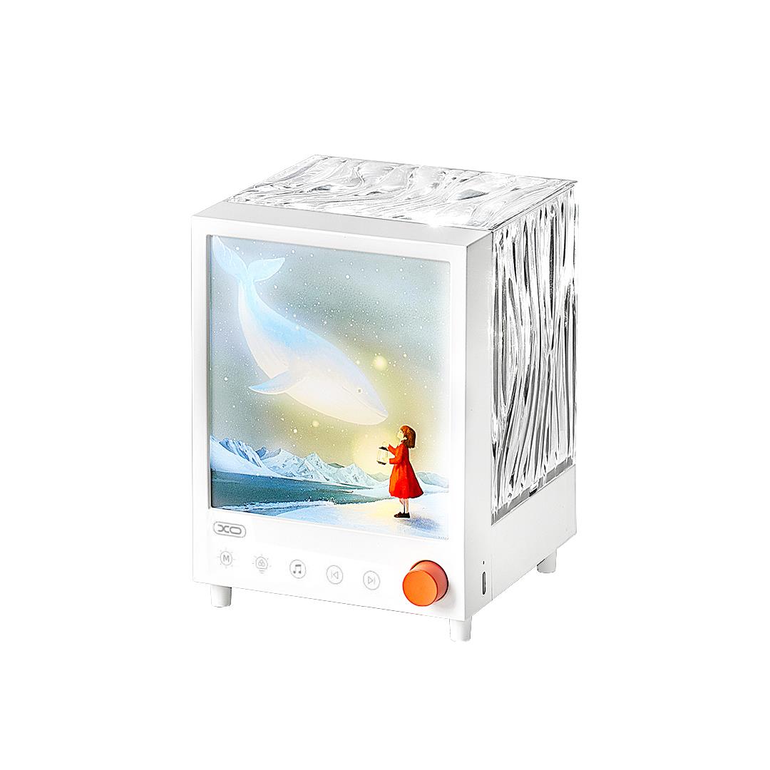 XO OZ14 Aurora, Αστρικος Projector, Ηχειο, 1200mah, Λευκο - Image 3