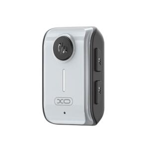 XO BCC15 Bluetooth Transmiter, Υποστηριζει TF Card, Ασημι