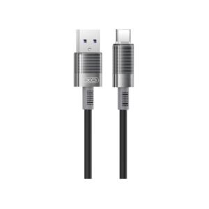 XO NB-Q282A Καλωδιο Σιλικονης Type-c 6A, Μαυρο