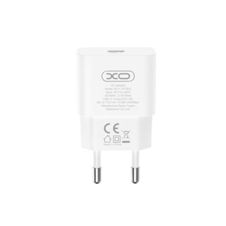 XO L167, Φορτιστης Γρηγορης Φορτισης, 25W, Type-c, Λευκος