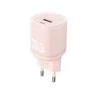 XO L151, Φορτιστης Γρηγορης Φορτισης, 30W, 2 Θυρες, ΡΟΖ