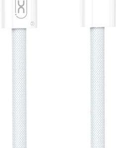 XO NB-Q260C, Καλωδιο Φορτισης, Type-c σε Lightning, 27W, 3M, Λευκο