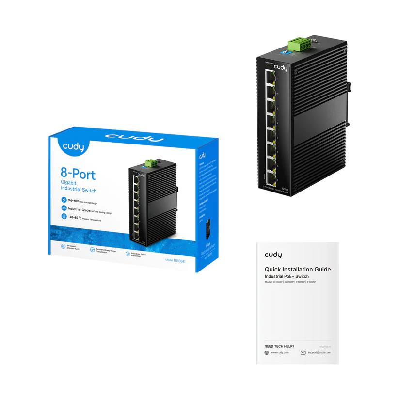 Cudy 8 Port Gigabit Industrial Switch - Image 3
