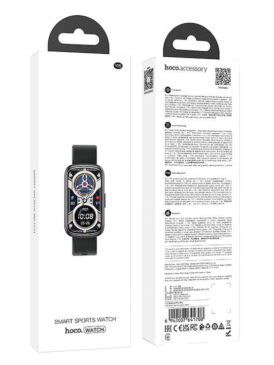 Hoco Y25, Smart Watch, Sport, Ασημι - Image 3