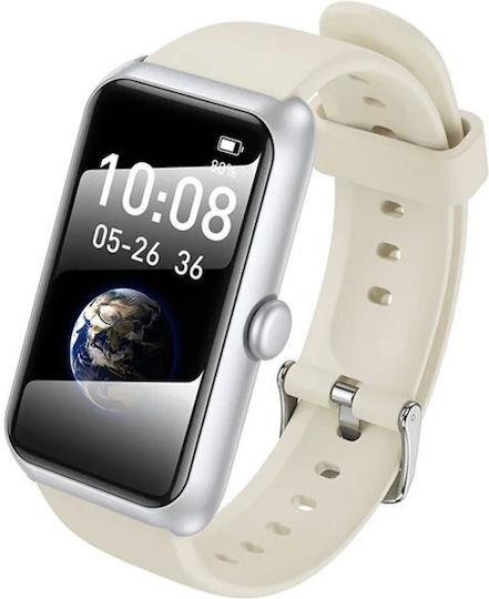 Hoco Y34, Smart Watch, Sport, Call Version, Ασημι