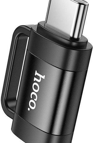 Hoco UA31E, Ανταπτορας, Type-c Αρσενικο σε Lightning Θυληκο, Μαυρο