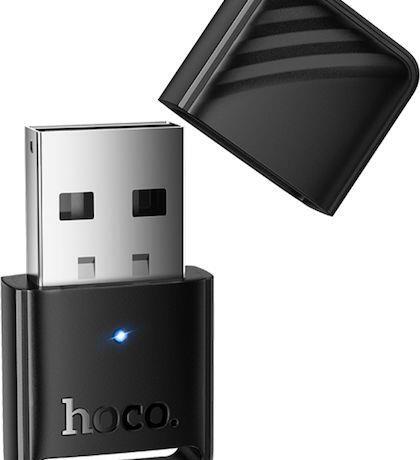 Hoco UA42, USB 5.4 Bluetooth Ανταπτορας, Μαυρο