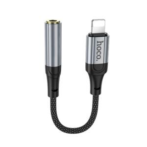 Hoco LS36A Fresh, Ανταπτορας Lightning σε 3.55m, Μαυρο