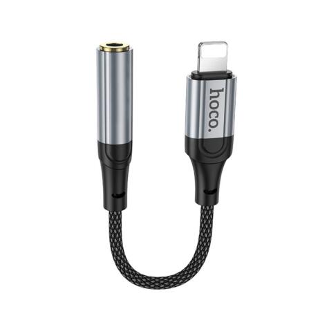 Hoco LS36A Fresh, Ανταπτορας Lightning σε 3.55m, Μαυρο