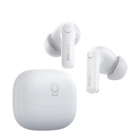 Baseus Bass BP1 PRO, Ασυρματα Ακουστικα, TWS, IN EAR, Λευκα