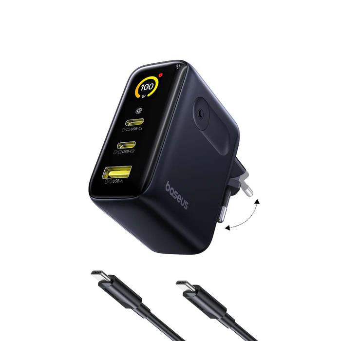 Baseus Picogo AE21, ΣΕΤ Γρηγορης Φορτισης, 2 Θυρες, με Καλωδιο Type... - Image 2