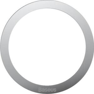 Baseus Halo Series, Μαγνητικο Δακτυλιδι Συγκρατησης, 2 Τεμαχια, Ασημι