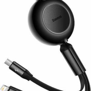 Baseus Bright Mirror 2 Series, Πτυσσομενα Καλωδια Φορτισης, 3 σε 1...