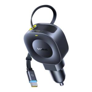 Baseus Primetrip VR2, Φορτιστης Αυτοκινητου, με Αναδιπλουμενο Καλωδ...
