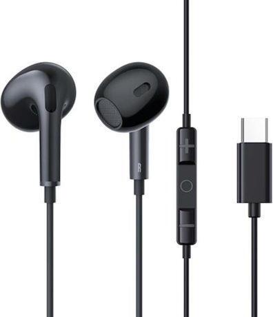 Baseus Encok CZ17, Ενσυρματα Ακουστικα, Semi IN EAR, Μαυρα
