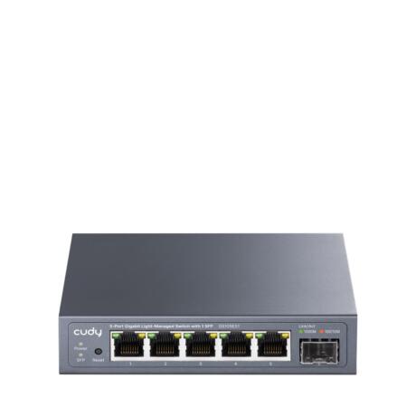 Cudy GS108ES2 8-PORT Gigabit, με 2 SFP, Managed Desktop Switch