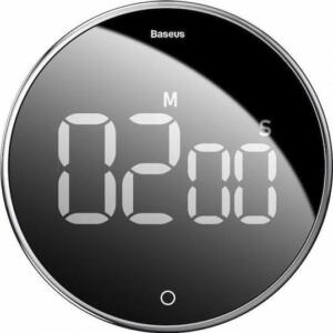 BASEUS HEYO ΧΡΟΝΟΜΕΤΡΟ ΑΝΤΙΣΤΡΟΦΗΣ ΜΕΤΡΗΣΗΣ ΚΟΥΖΙΝΑΣ, ΜΑΥΡΟ
