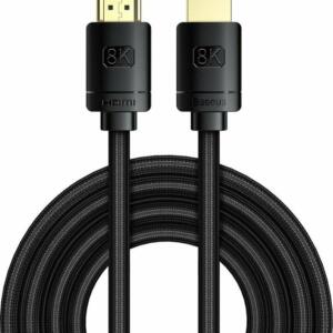 BASEUS HIGH DEFINITION SERIES, ΚΑΛΩΔΙΟ HDMI, 8K, 3m, ΜΑΥΡΟ