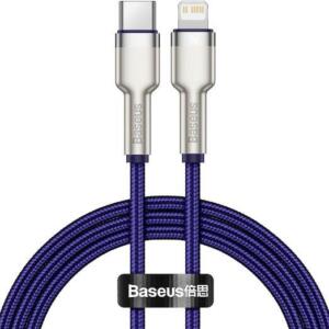 BASEUS CAFULE ΚΑΛΩΔΙΟ ΦΟΡΤΙΣΗΣ, TYPE-C ΣΕ LIGHTNING, 20W, 1M, ΜΩΒ